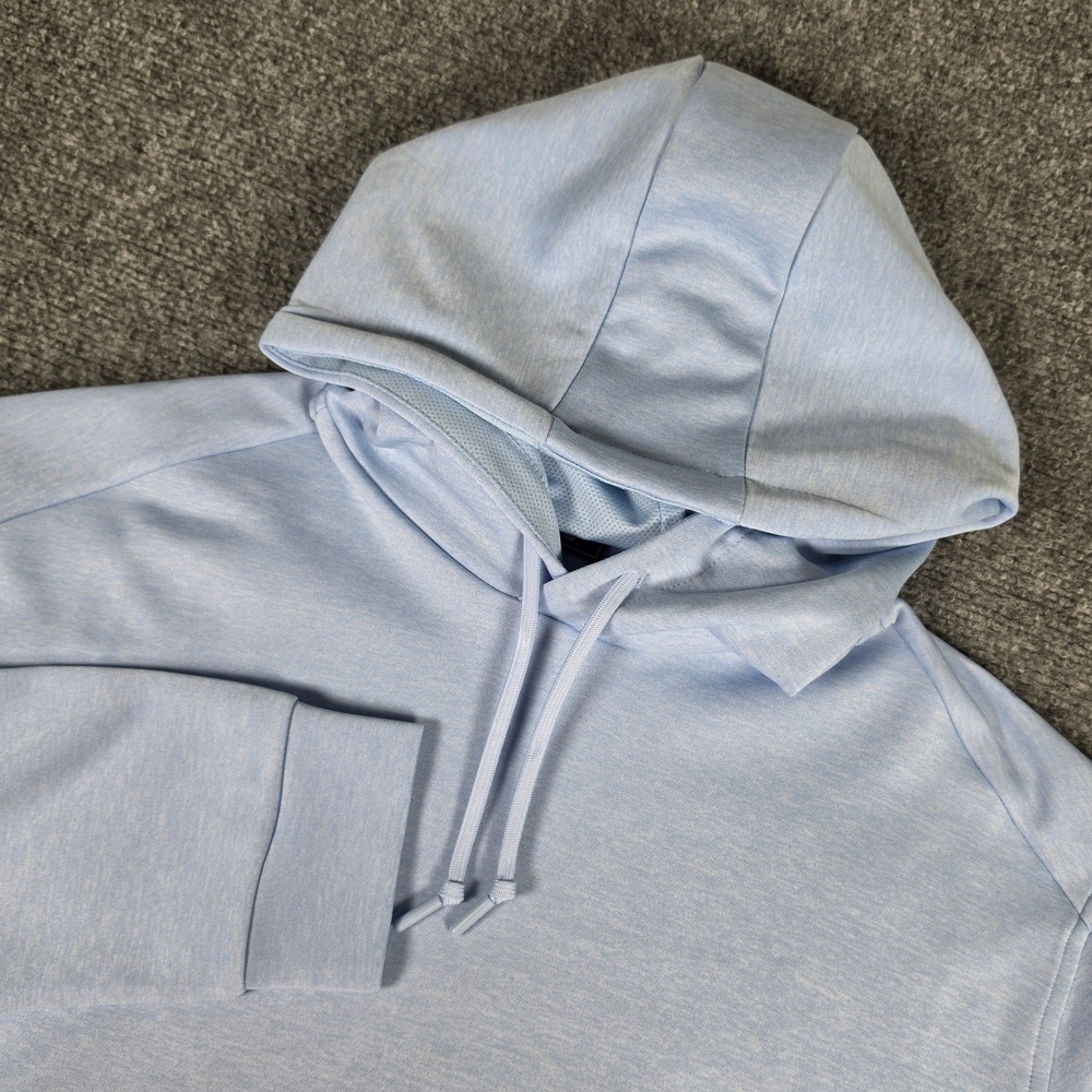 FootJoy Lightweight Golf Hoodie Mens XL Light Blue Pullover 25262 w/Logo